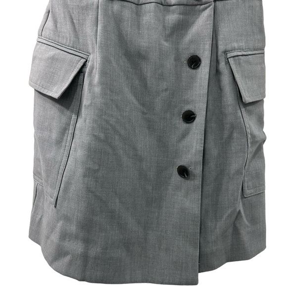 Anthropologie Re-Worked Blazer Romper Gray Size 0 - Picture 6 of 9
